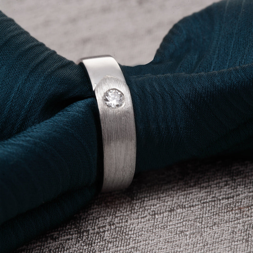 CLARA Pure 925 Sterling Silver Belt Adjustable Ring Gift for Women and Girls | Partial Matte Finish