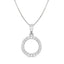 Silver Circle of Life Pendant Chain Necklace