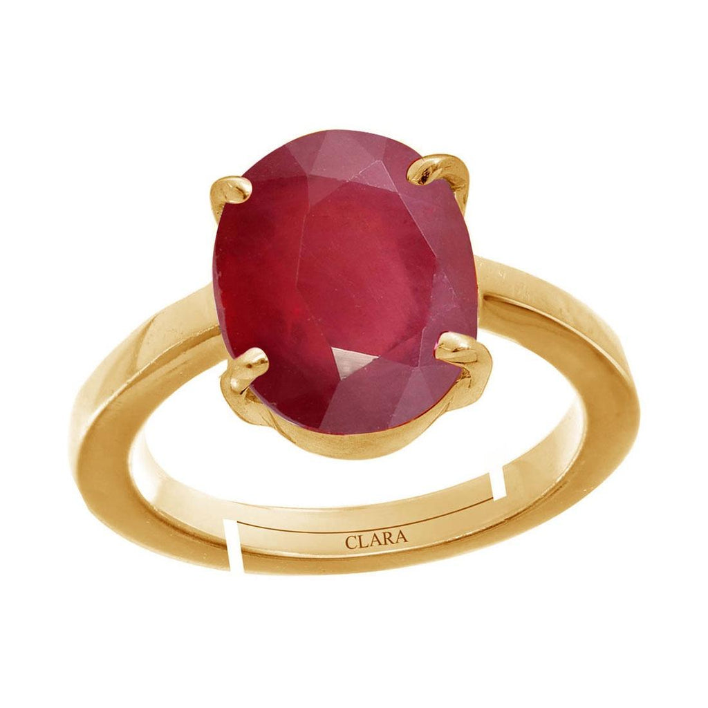 CLARA Certified Original Ruby Manik Gemstone 3.25 to 10.25 ratti 