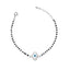 CLARA 925 Sterling Silver Evil Eye Hamsa Hand Hand Mangalsutra Bracelet