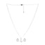 Silver Raindrop Jewellery Set