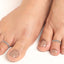 CLARA 925 Sterling Silver Cross Toe Rings Pair 