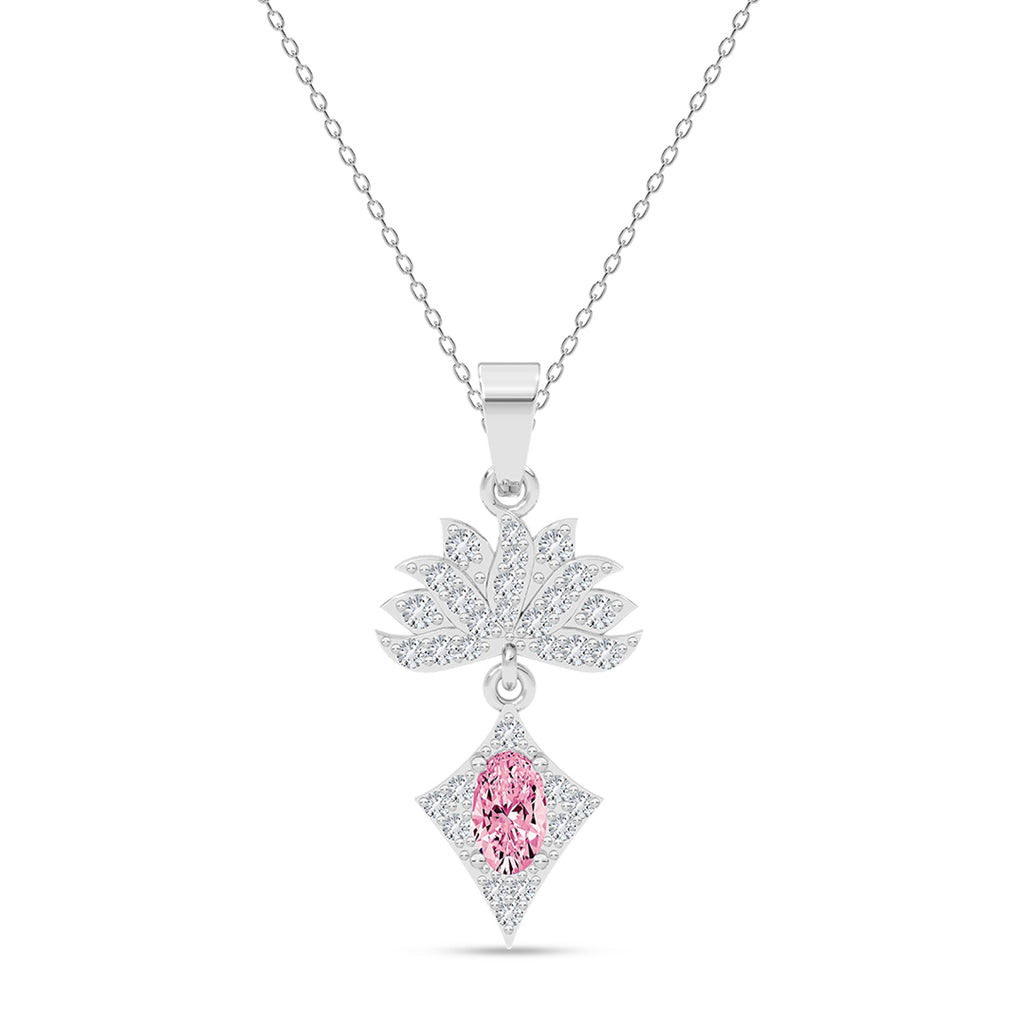 Silver Alessia Pendant with Chain