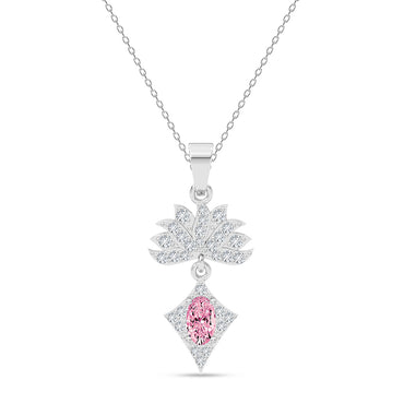 Silver Alessia Pendant with Chain