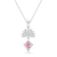 Silver Alessia Pendant with Chain