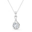 Silver Nella Pendant with Chain