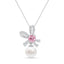 Silver Mirella Pearl Pendant with Chain