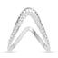 Silver Vanki V Ring