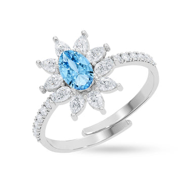 Silver Delphi Oval Ring