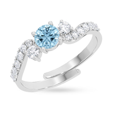 Silver Mykonos Trilogy Ring