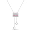Silver Merola Pendant with Chain