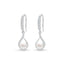 Silver Etoile Pearl Drop Earrings