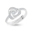 Silver Bianca Solitaire Finger Ring