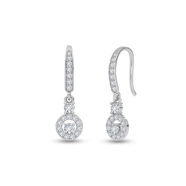 Silver Fina Drop Earrings