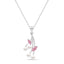 Silver Pearl Pendant with Chain