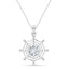 Silver Spider Web Pendant with Chain