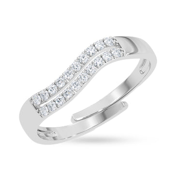 Silver Cannes Wave Ring