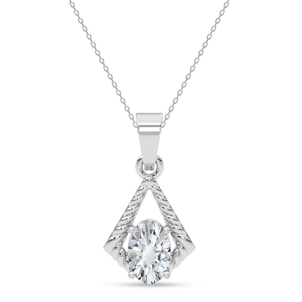 Silver Nicola Pendant with Chain