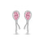Silver Rosa Earrings
