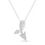 Silver Fonda Pendant with Chain