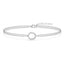 Silver Moon Double Chain Bracelet