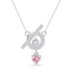 Silver Terza Pendant with Chain