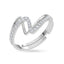 Silver Genoa Wave Ring