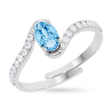 Silver Dubrovnik Oval Ring
