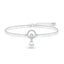 Silver Dante Pearl Adjustable Chain Bracelet