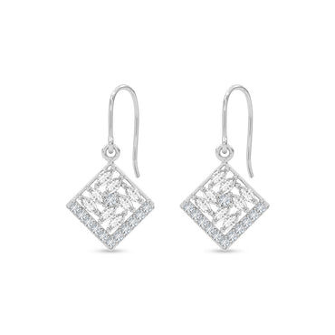 Silver Noemi Drop Earrings