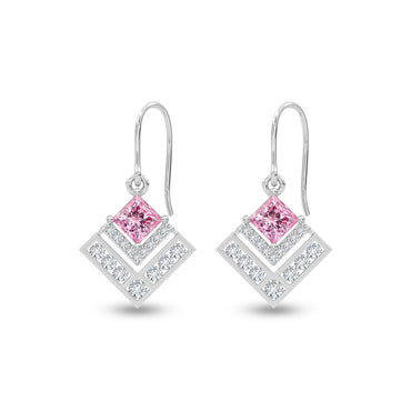 Silver Rosabella Drop Earrings