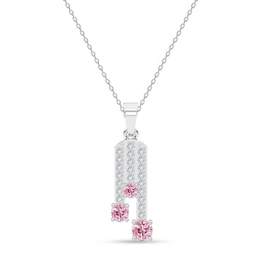 Silver Giada Pendant with Chain