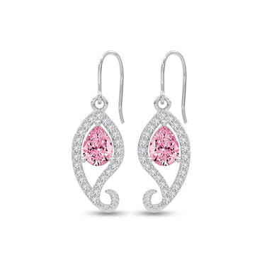 Silver Ciandra Drop Earrings
