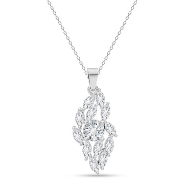 Silver Liona Pendant with Chain