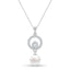 Silver Dante Pearl Pendant with Chain