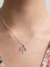 CLARA 925 Sterling Silver Isla Tree Pendant Chain Necklace 