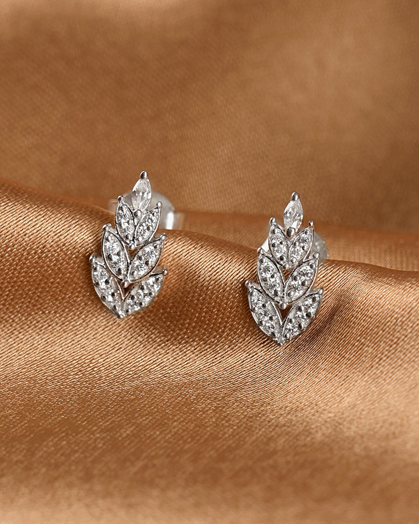 Silver Petali Earrings
