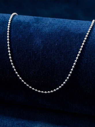 Silver Elowen Ball Chain Necklace in 18 inches