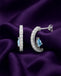 Silver Paola Hoop Earrings