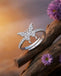 Silver Fia Butterfly Finger Ring