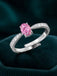 Silver Cascais Solitaire Ring