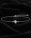 Silver Livia Solitaire Adjustable Chain Bracelet