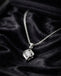 Silver Livia Solitaire Pendant with Chain