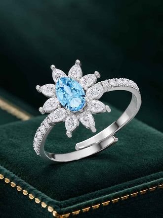 Silver Delphi Oval Ring