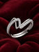 Silver Genoa Wave Ring
