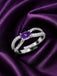 Silver Granada Infinity Ring