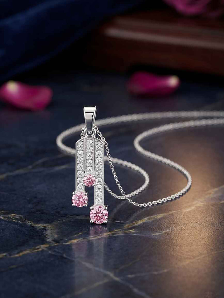 Silver Giada Pendant with Chain