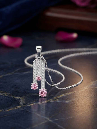 Silver Giada Pendant with Chain