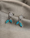 Silver Fina Stud Earrings
