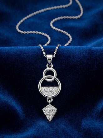 Silver Dharini Pendant with Chain